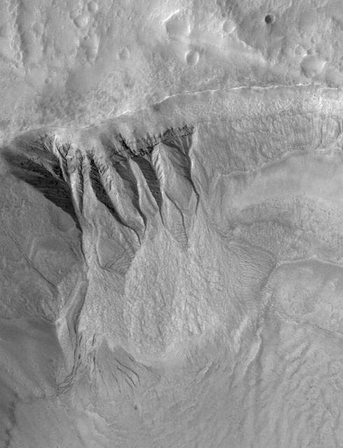 NASA image: South Mid-latitude Gullies