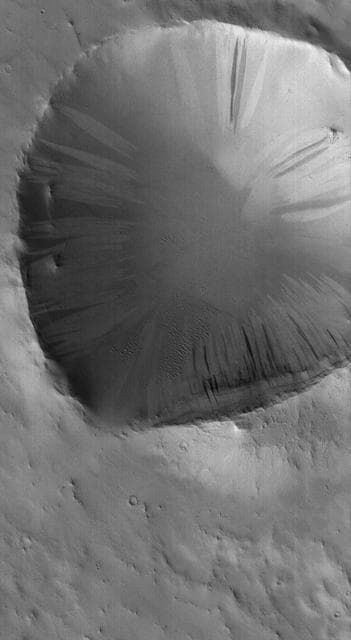 NASA image: Crater in Arabia