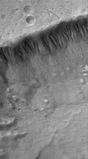 NASA image: Gullied Slope