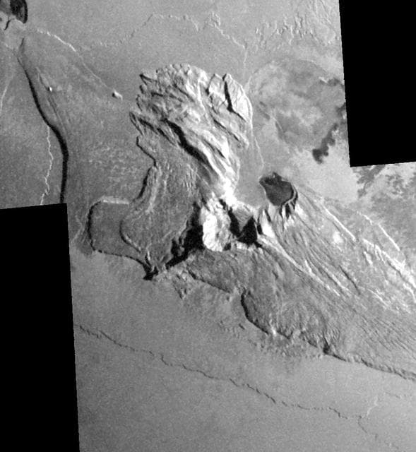 NASA image: Tall Mountain, Tohil Mons, on Io