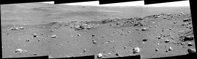 NASA image: Algonquin Outcrop on Spirit Sol 680