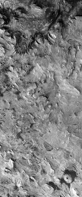 NASA image: West Candor Rocks
