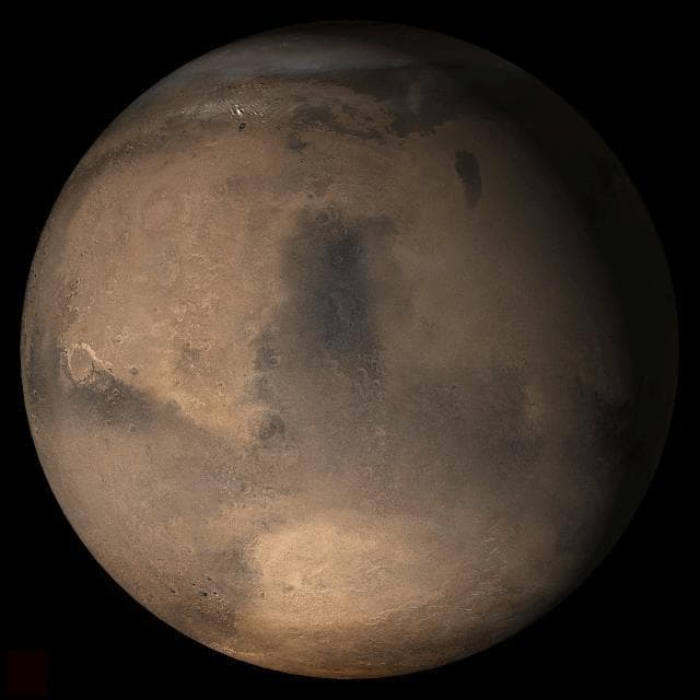 NASA image: Mars at Ls 357°: Syrtis Major