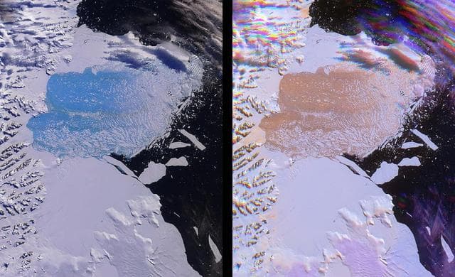 NASA image: Unique Views of a Shattered Ice Shelf