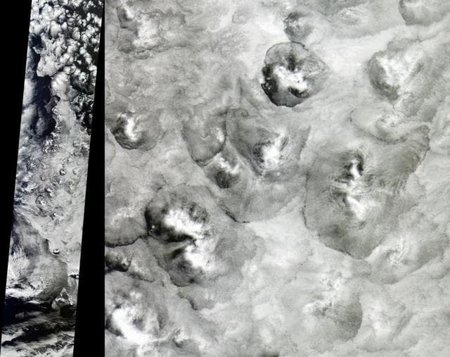 NASA image: Closed Large Cell Clouds in the South Pacific