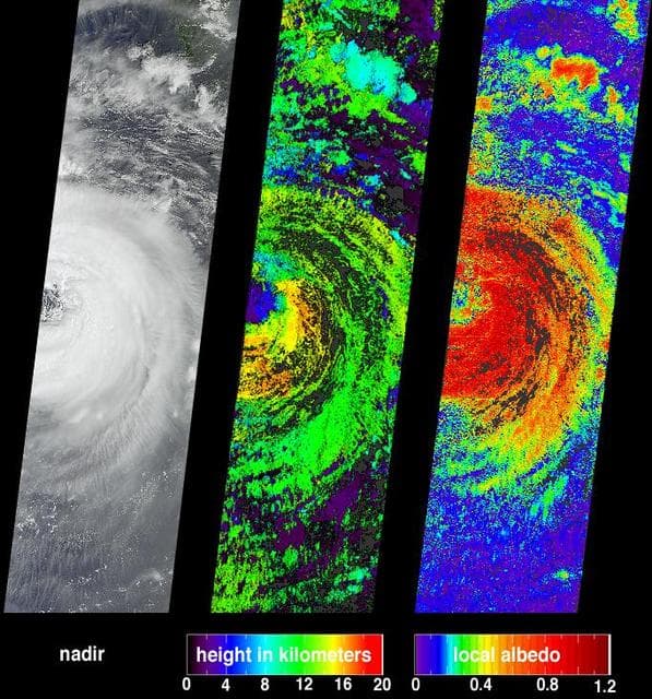 NASA image: Typhoon Sinlaku