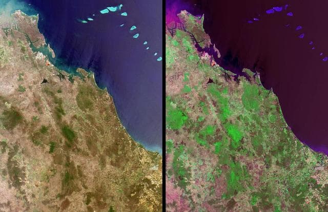 NASA image: Where on Earth...? MISR Mystery Image Quiz #11:<br .>Queensland, Australia