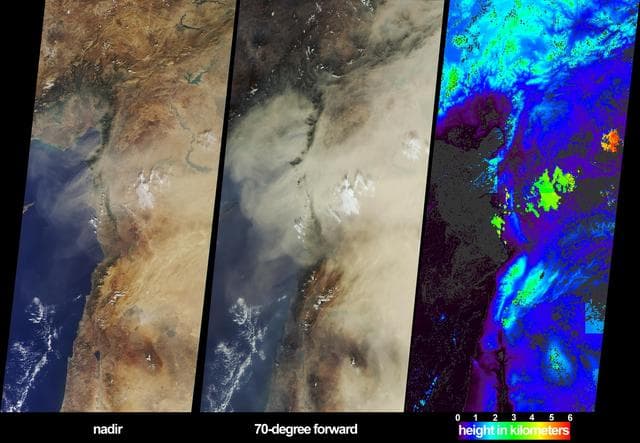 NASA image: Dust Shrouds the Eastern Mediterranean