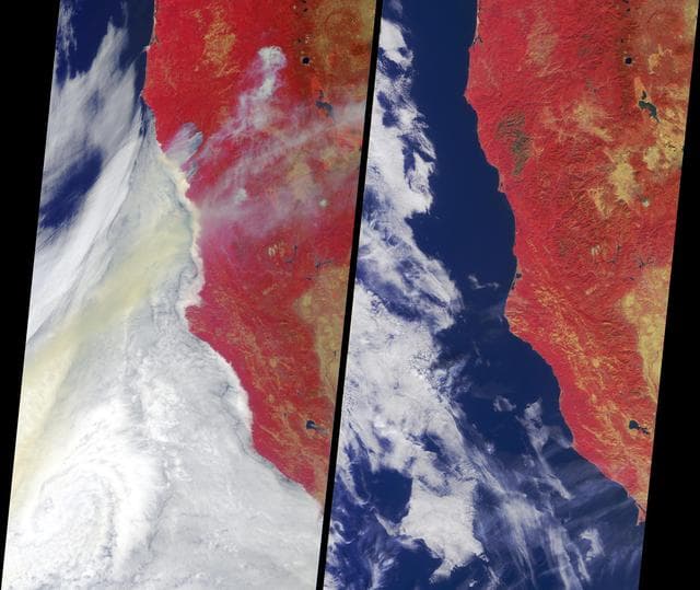 NASA image: The Biscuit Wildfire