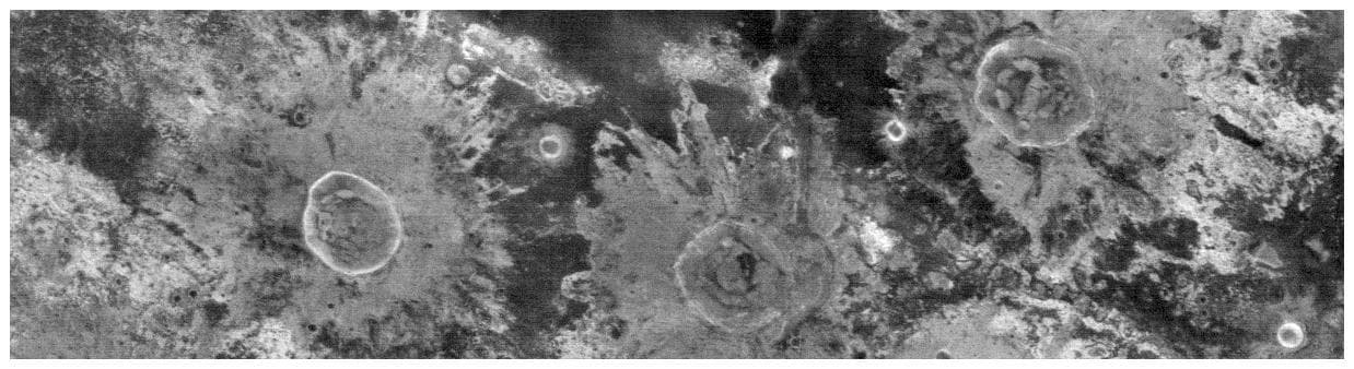 NASA image: Martian Highlands at Night in Infrared
