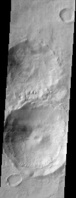 NASA image: Gullied Craters 41°S