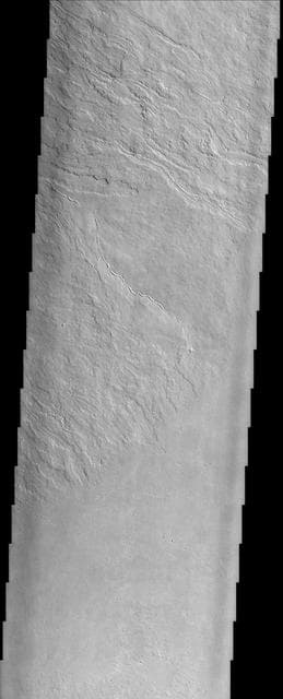 NASA image: Olympus Mons Lava Flows