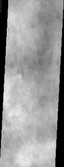 NASA image: Water Ice Clouds over the Northern Plains