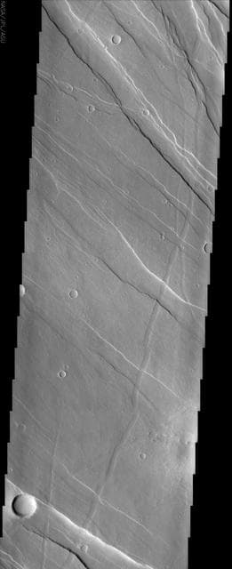 NASA image: Tharsis Rise Graben