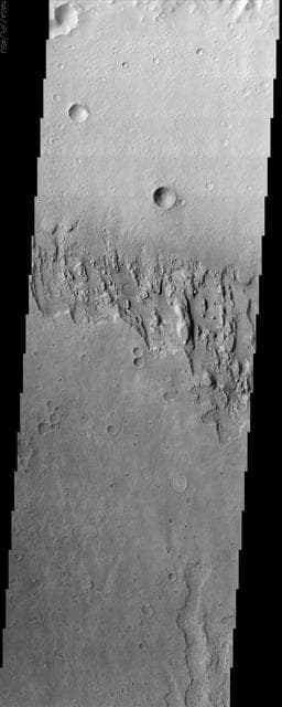 NASA image: Mars Surface Layers in Infrared