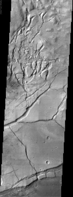 NASA image: Gullies of Gorgonus Chaos