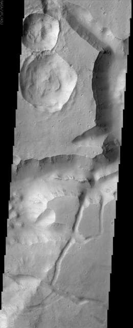 NASA image: Canyons and Mesas of Aureum Chaos