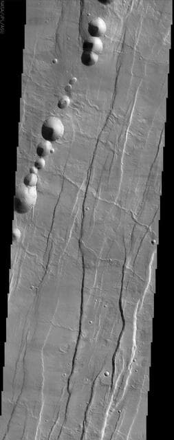 NASA image: Tantalus Fossae