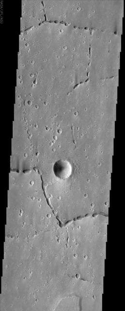 NASA image: Hephaestus Fossae
