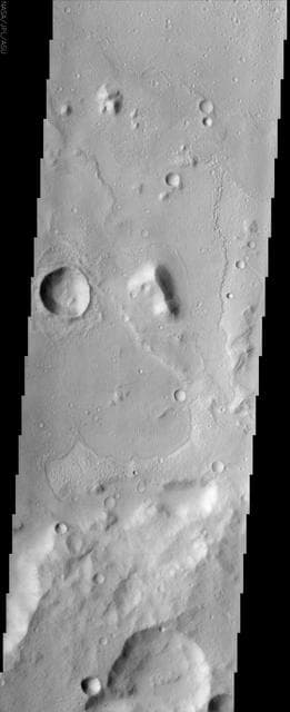 NASA image: Amenthes Crater