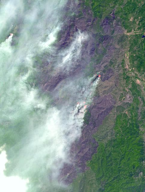 NASA image: Biscuit Fire, OR