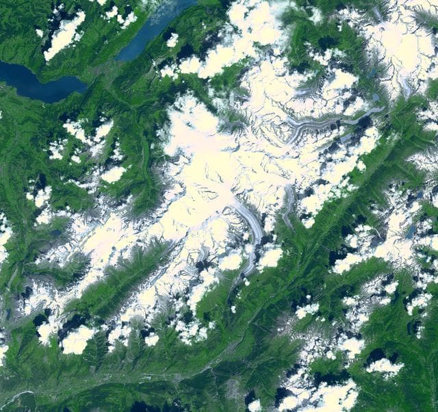 NASA image: Aletsch Glacier, Switzerland