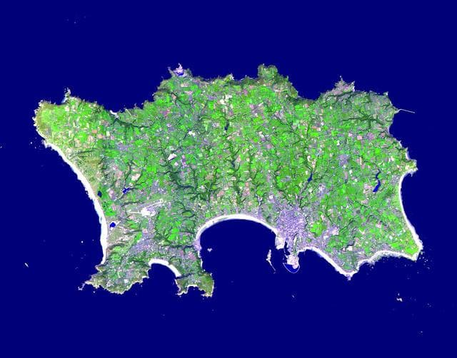NASA image: Isle of Jersey
