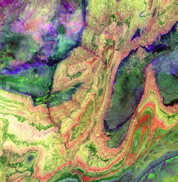 NASA image: Anti-Atlas Mountains, Morocco