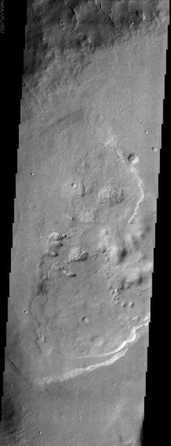 NASA image: Pandora Fretum Crater