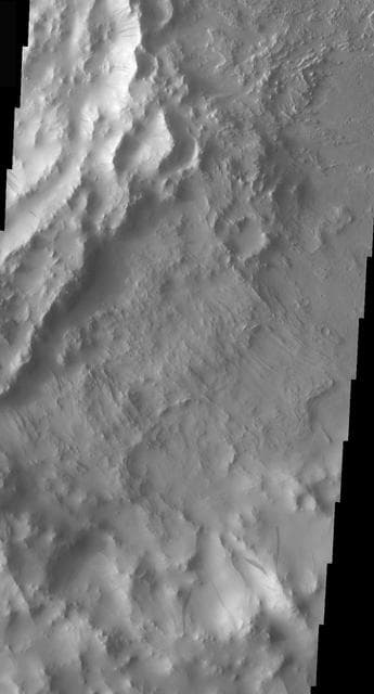 NASA image: Crater Dust Avalanches
