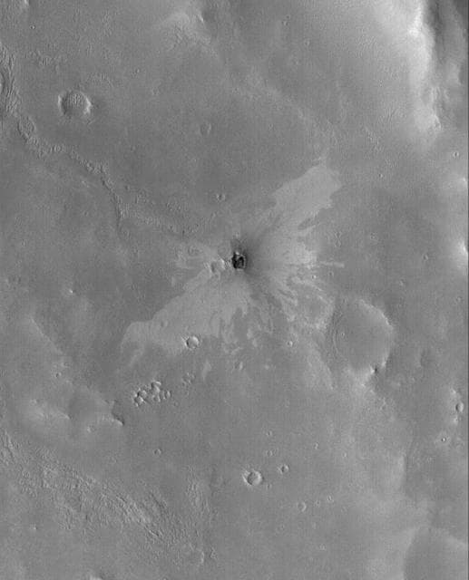 NASA image: Small Impact Crater