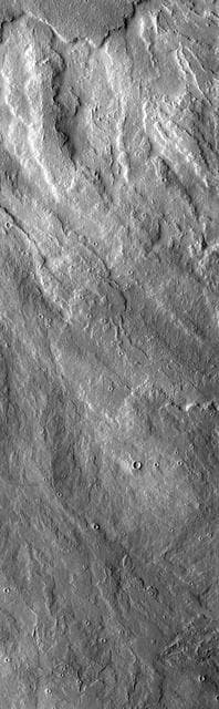 NASA image: Arsia Mons Lava Flows