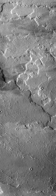 NASA image: Broad Western Flows from Arsia Mons