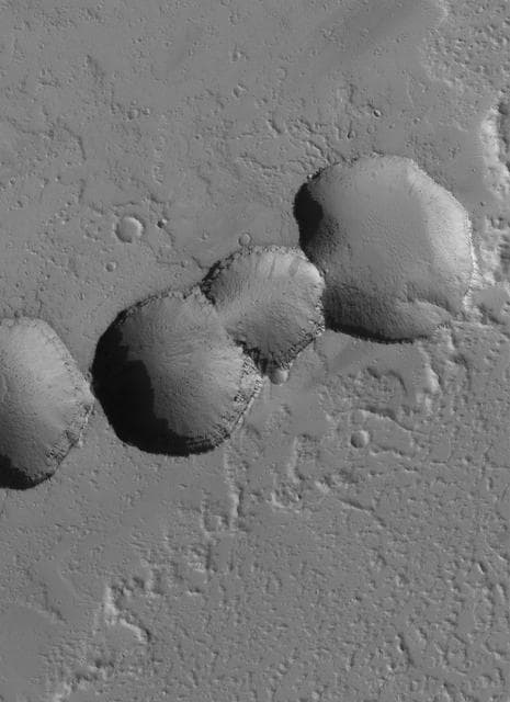 NASA image: East Tharsis Pit Chain