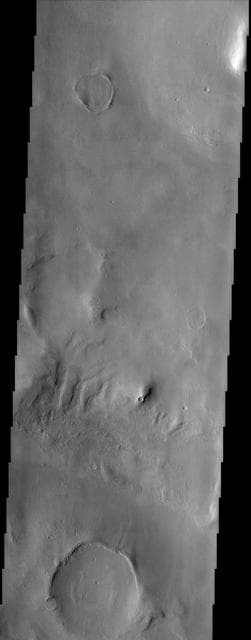NASA image: Degraded Craters in Phlegra Montes