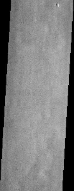NASA image: Amazonis Planitia yardangs