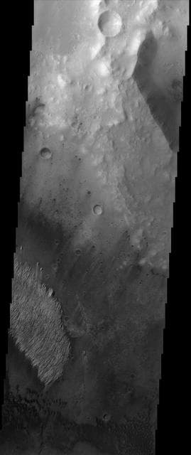 NASA image: Trouvelot Crater Deposit