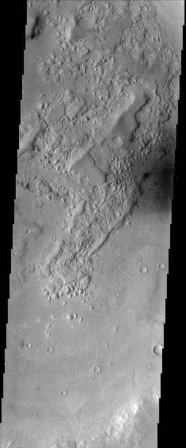 NASA image: Semeykin Crater