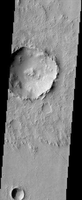 NASA image: Impact crater