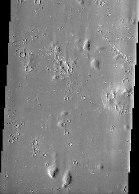 NASA image: Hecates Tholus
