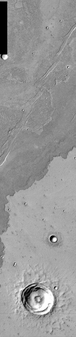 NASA image: IR view of lava flows