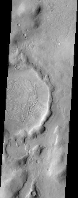 NASA image: Concentric Crater Fill