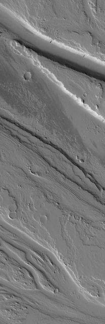 NASA image: Tharsis Flood Features