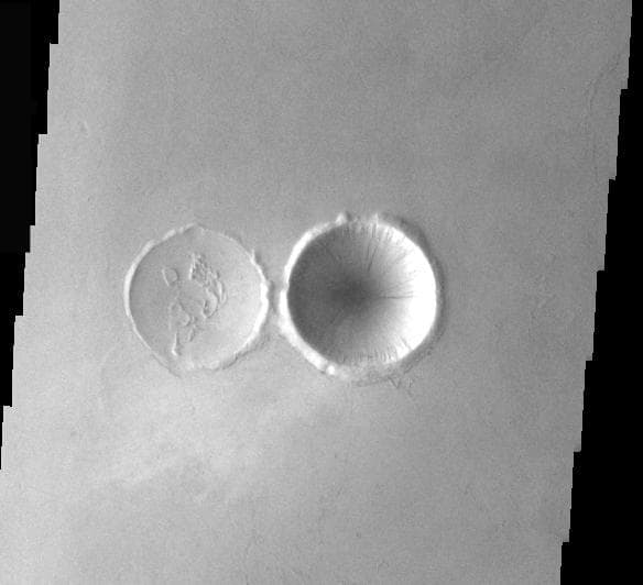 NASA image: Crater Comparison