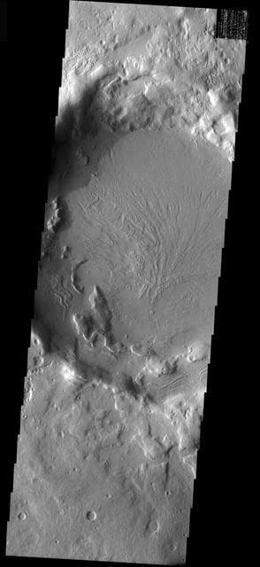 NASA image: Infilled Crater