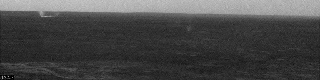 NASA image: Dust Devils at Gusev, Sol 525