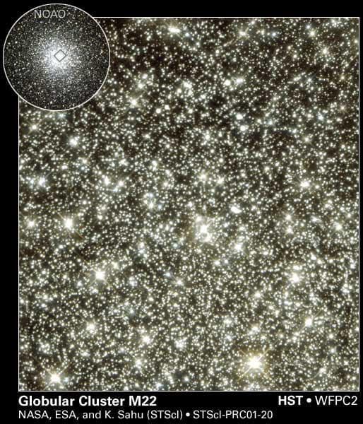 NASA image: Globular Cluster M22
