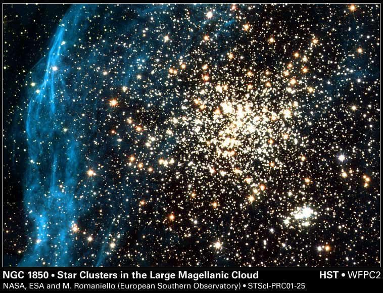 NASA image: Galaxy NGC 1850