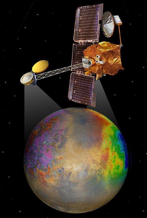 NASA image: Artist Concept of Mars Odyssey Mapping Artist Concept
