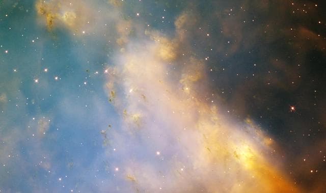 NASA image: Close-up of M27, the Dumbbell Nebula
